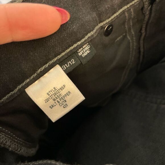 Veronica Beard Carly Kick Flare High Rise Jeans Dark  Gray size 31 - Picture 10 of 13